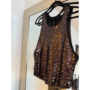 Free People Intimately Sequin Top